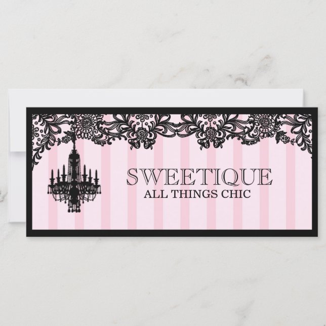 311 Sweetique Pink Stripes Gift Certificate (Front)