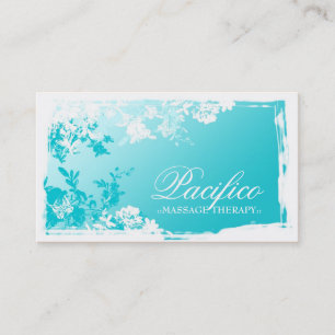 311 TRANQUIL GARDEN BLUE FADE BUSINESS CARD