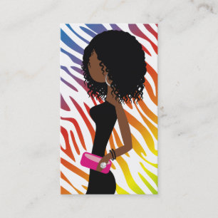311-True Colours Rainbow   A American Fashionista Business Card