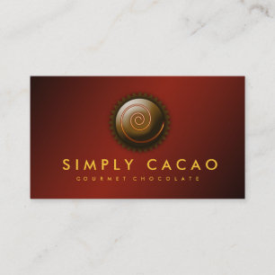 311-Upscale Gourmet Chocolate Business Card