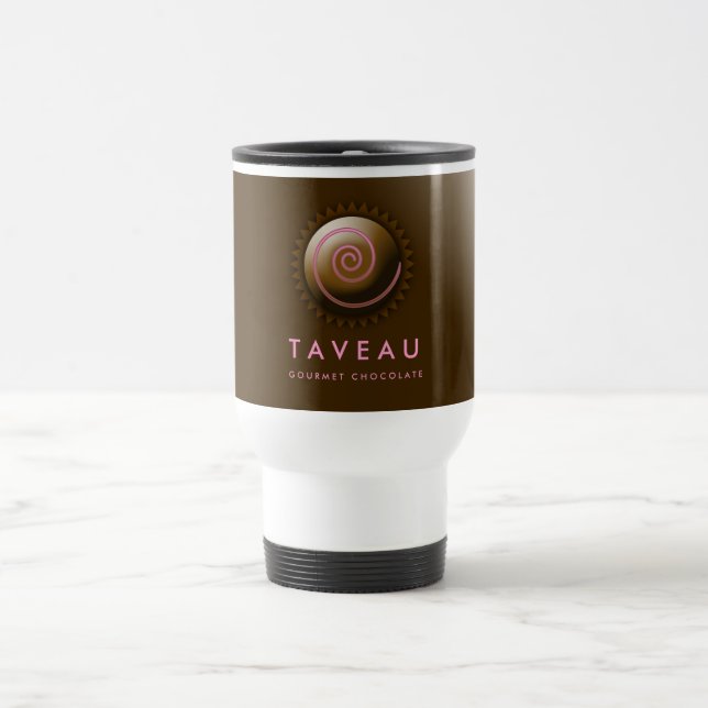 311 Upscale Gourmet Chocolate Travel Mug (Center)