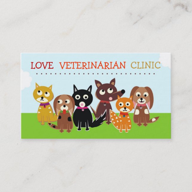 311 VETERINARIAN BUSINESS CARD (Front)