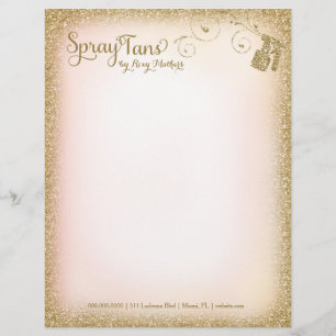 311 Vintage Glam Spray Tan Letterhead