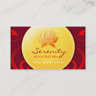 311 Warm Spa Delight Business Card