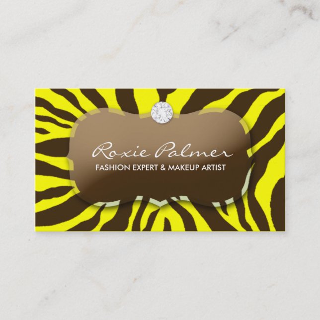 311 Zebra Teaze Shazam Business Card (Front)