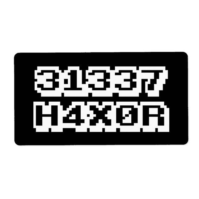 31337 H4X0R (Front)
