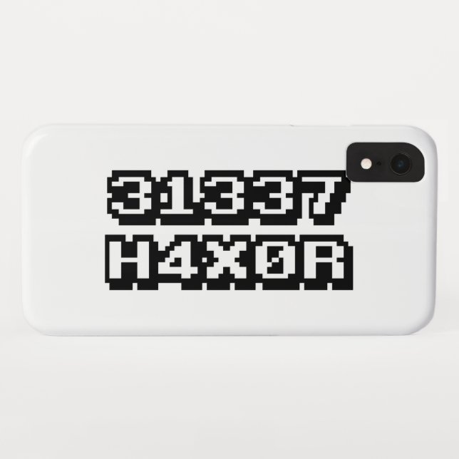 31337 H4X0R Case-Mate iPhone CASE (Back (Horizontal))