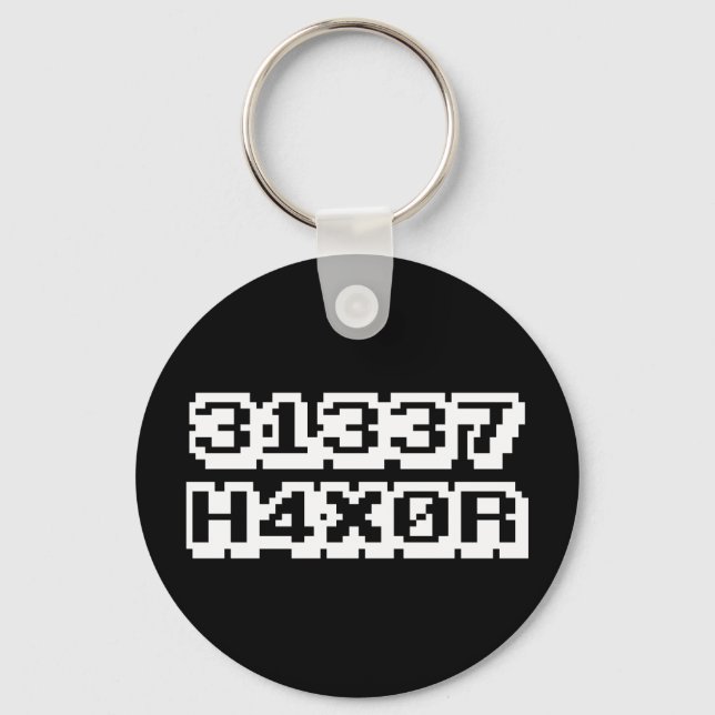 31337 H4X0R KEY RING (Front)