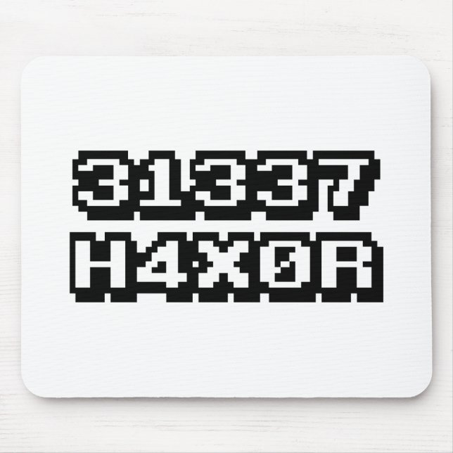 31337 H4X0R MOUSE MAT (Front)