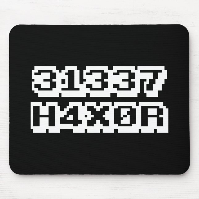 31337 H4X0R MOUSE MAT (Front)