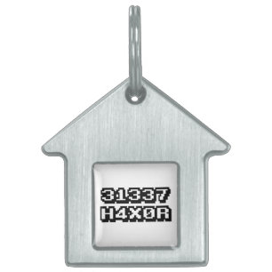 31337 H4X0R PET ID TAG