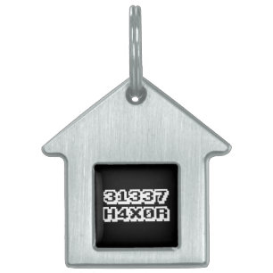 31337 H4X0R PET ID TAG