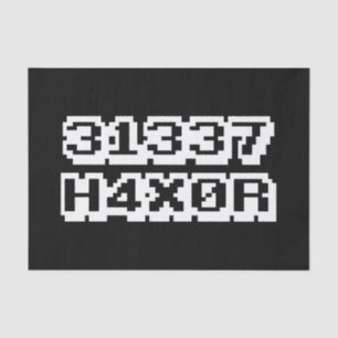 31337 H4X0R TISSUE PAPER