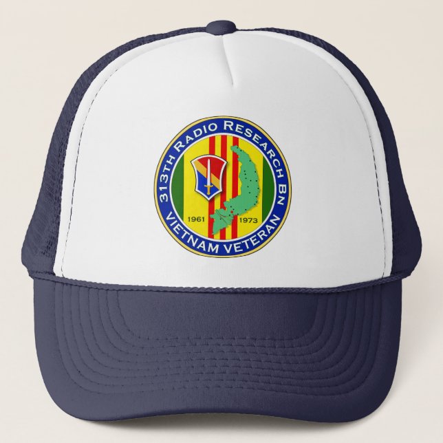313th RR Bn 2 - ASA Vietnam Trucker Hat (Front)