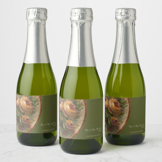 315 Roses Sparkling Wine Label (Bottles)