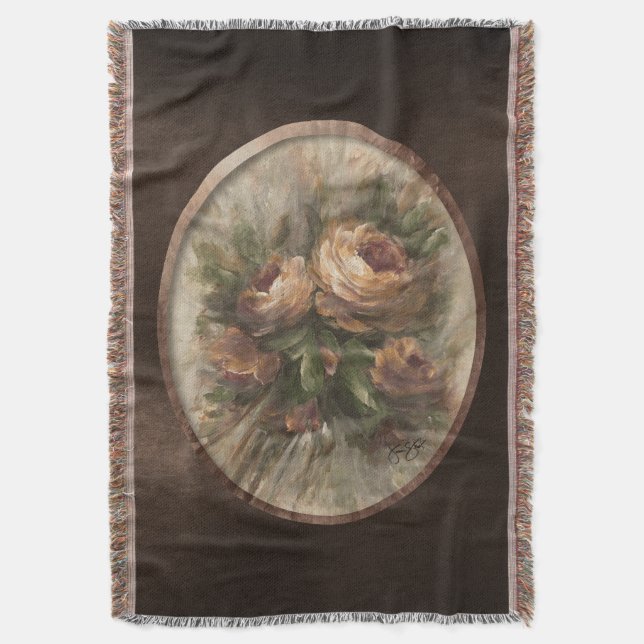 315 Roses Throw Blanket (Front Vertical)