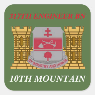 317TH ENGINEER BN 10TH MOUNTAIN STICKERS