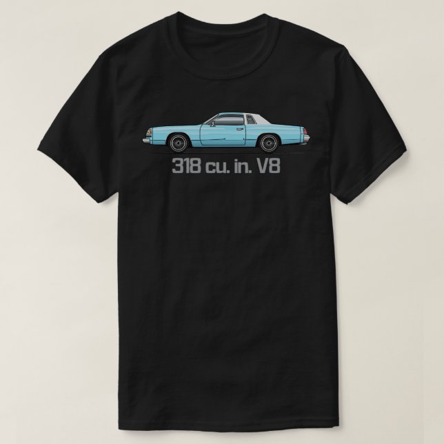 318 Light Blue T-Shirt (Design Front)