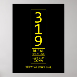 319 Rural Wheat Beer Poster