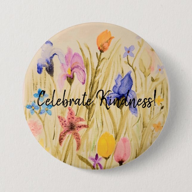 31/2" Celebrate Kindness button (Front)