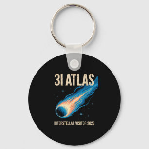 31_atlas Interstellar-style Astronomy Visitor 2025 Key Ring