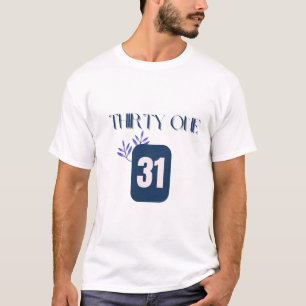 31 number custom tshirt 