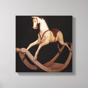 31:Rocking horse, English, 1840 Canvas Print