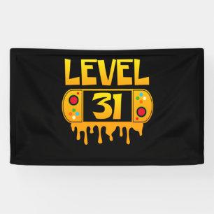 31 Years Old Video Games Gift Banner