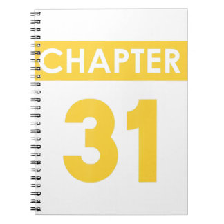 31st Birthday Gifts Chapter 31 Happy Bday Funny Id Notebook
