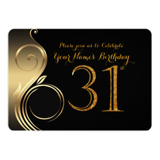 31St Birthday Invitation Wording 1