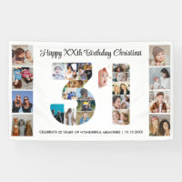 31st Birthday Party Number 31 Photo Collage