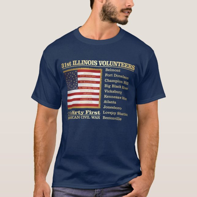 31st Illinois V.I. (BH) T-Shirt (Front)