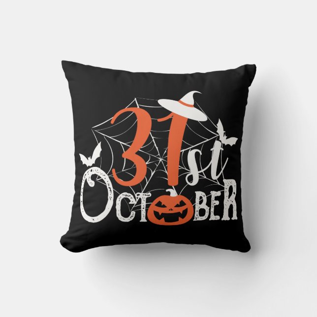 31st October Halloween Celebration Cushion (Front)