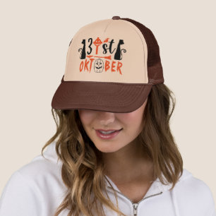 31st Oktober Black Cats Halloween  Trucker Hat