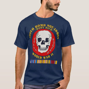 320th Bomb Squadron WWII w PAC SVC T-Shirt