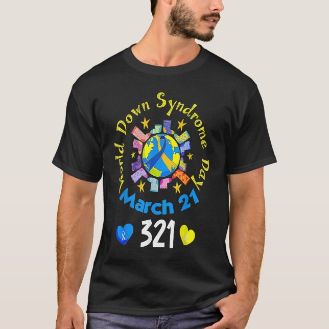 321 World Down Syndrome Awareness Day Rock Your So T-Shirt (Front)