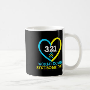 321 World Down Syndrome Day Awareness Matching Out Coffee Mug