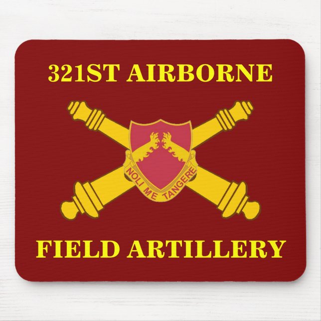 321ST AIRBORNE FIELD ARTILLERY MOUSEPAD (Front)