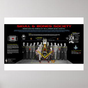 322 Skull and Bones Poster