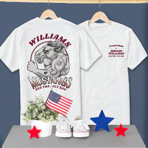 323 Mustangs Air Force BMT Graduation LIGHT Colour T-Shirt