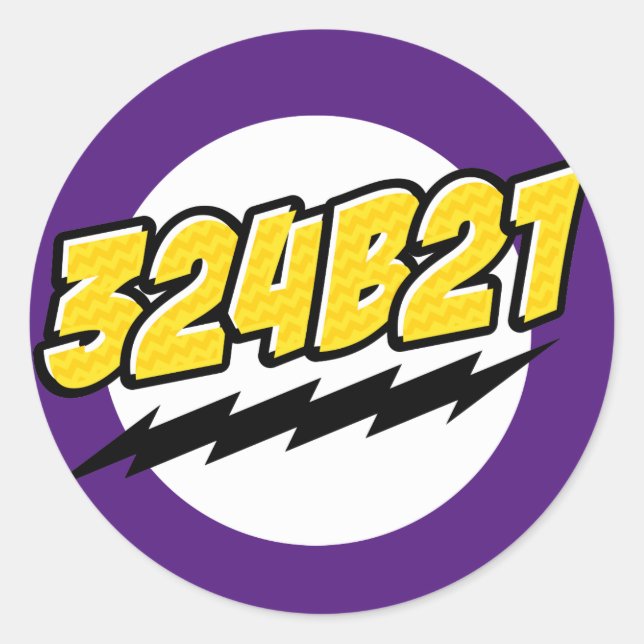 324B21 Sticker (Front)