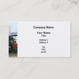 3254 Steam Locomotive Business Card