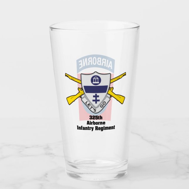 325th AIR 82nd Airborne Division Beer Glass (Front)