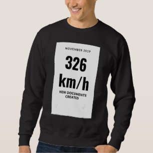 326 km h  new brand sweatshirt