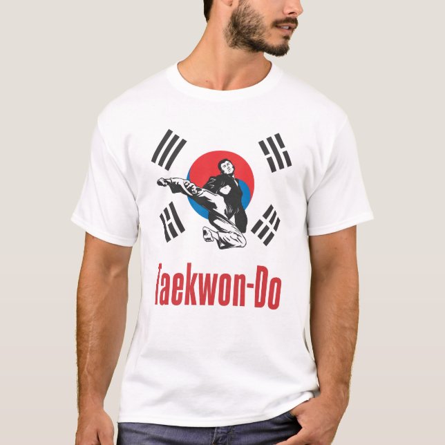 327 Korean Flag Taekwon-Do Shirt (Front)