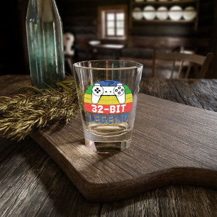 32-Bit Legend - Retro Gamer Shot Glass