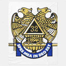 32 Degree Mason Tapestry Fleece Blanket