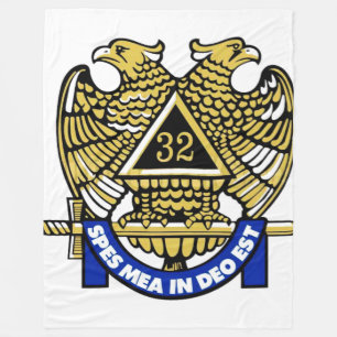 32 Degree Mason Tapestry Fleece Blanket