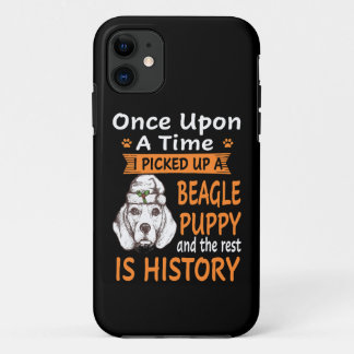 32 One Upon A Time  Beagle Puppy iPhone 11 Case