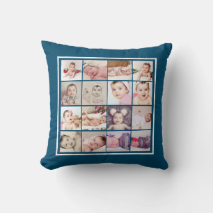 32 Photo Collage Unique Personalised Cushion
